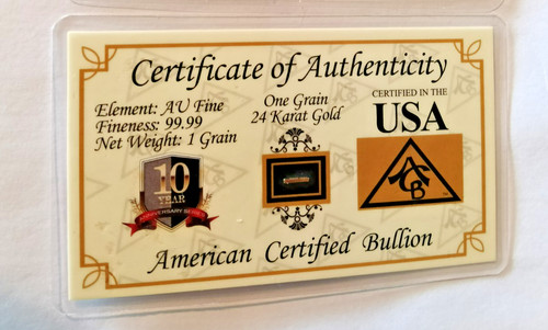 Lingotti oro 24k - grammi, 0,067