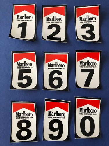 Lotto adesivi marlboro - adesivi,