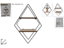 Pensile Mensola Scaffale Rombo