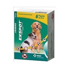 MSD Exspot 6 Pipette X1ml antiparassitario per cani