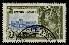 CAYMAN ISLANDS GV SG110, 6d