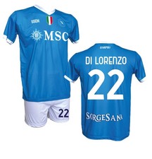 Completo Di Lorenzo 22 Prodotto Ufficiale Napoli Stagione 2025-2026 SSC