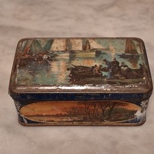 Vecchia scatola in latta-Tin box Credo Olandese Vuota 