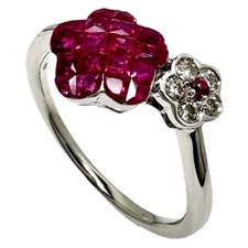 Anello US 6,6 motivo floreale