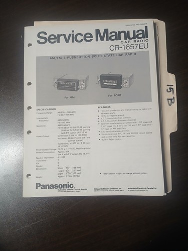 Panasonic 1657 manuale - panasonic, eu