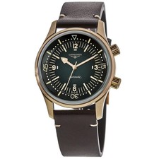 Nuovo Orologio Uomo Longines Legend Diver Quadrante Verde Bronzo Titanio L3.774.1.50.2