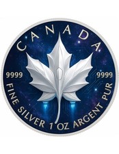 3I CANADATLAS nave madre 3i/Atlas 1 oz 5 $ moneta d'argento Canada 2025