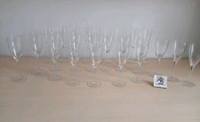 Servizio bicchieri cristallo La Seine composto da 11 acqua 9 flut e 5 vino