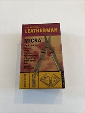 Leatherman - Micra originale (timbrato 09/99) nuovo con scatola con manuale utente originale