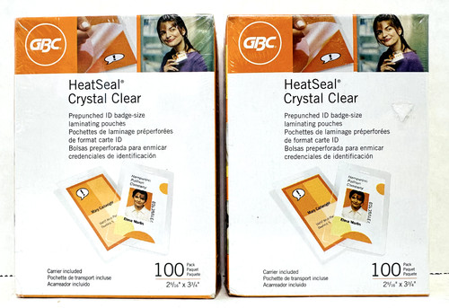 Gbc heatseal crystal clear - gbc,