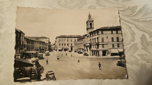 Cartolina rimini piazza - rimini, giulio