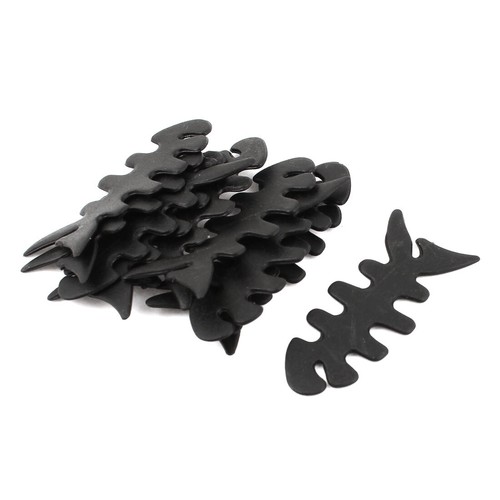 Pezzi nero gomma - pezzi, di