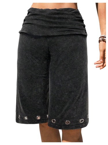 Women fold over shorts - women's,