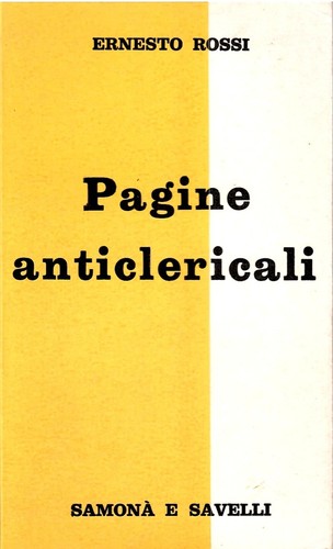 Pagine anticlericali ernesto - pagine,