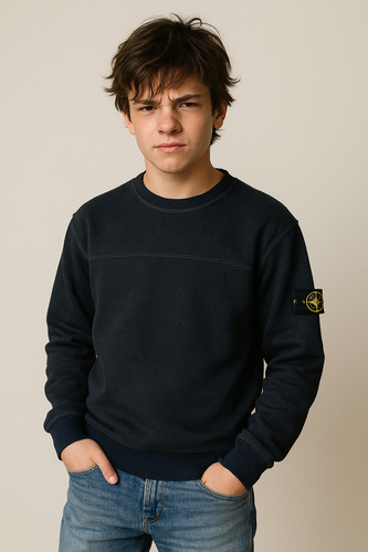 Felpa ragazzo girocollo - felpa,