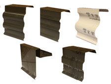 SCOSSALINA LATERALE SVILUPPI 415/330, LAMIERA E ALLUMINIO, VARI COLORI