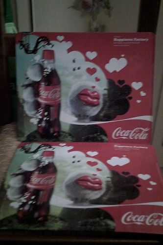 Coppia tovagliette coca cola - coca,