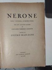 Mascagni libretto NERONE, 1a