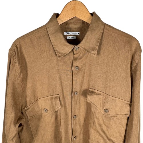 Zara camicia relaxed fit 100 - fit, 100%