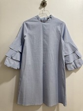 Zara Abito Corto A Maniche