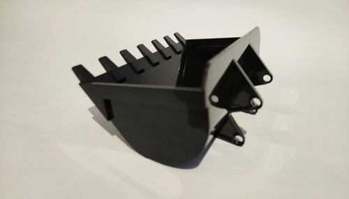 Tecnica escavatore benna nera - escavatore,