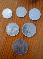 ITALIA - LOTTO DI 6 MONETE DA