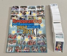 Album + set di 550 figurine "EUROPEAN CUP/CHAMPIONS LEAGUE 1987-2011"