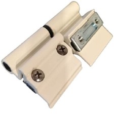 CERNIERA A DUE ALI IN ALLUMINIO SERRAMENTI DOMAL 64 B 20 COLORE AVORIO 3^ ANTA