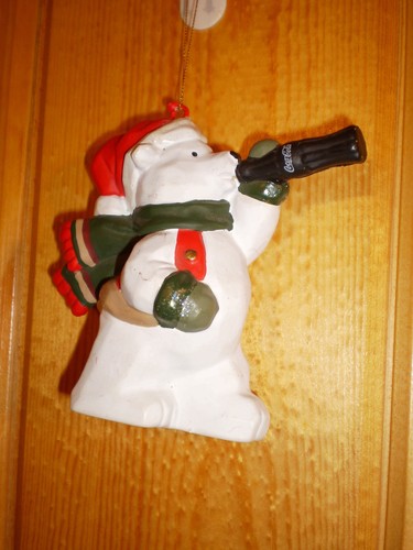 Coca cola orso babbo natale - coca-cola,