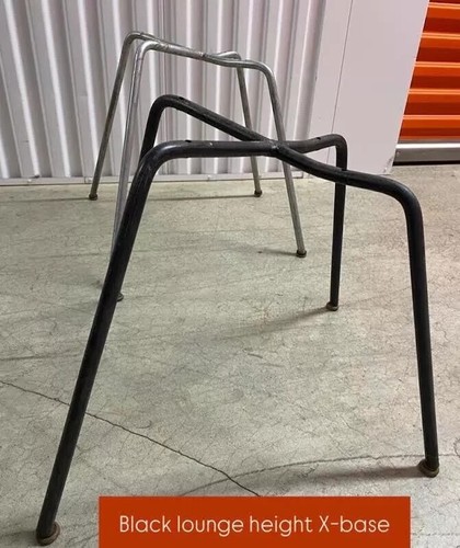 Sedia eames nera - eames, bassa