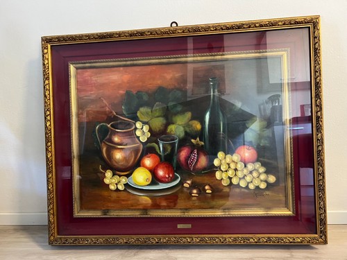 Quadro natura morta olio su - natura,