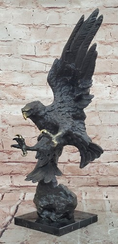 Grande bronzo aquila scultura - bronzo,