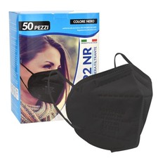 50 Pezzi Mascherine FFP2 Nere