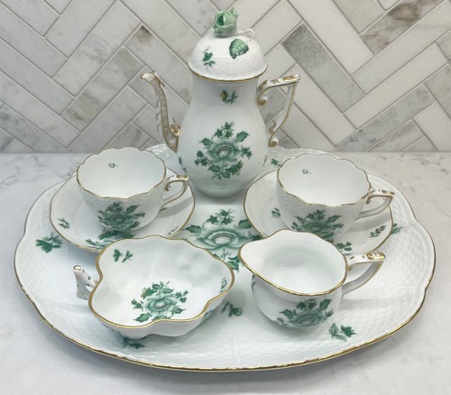 Herend green nanking bouquet - green,