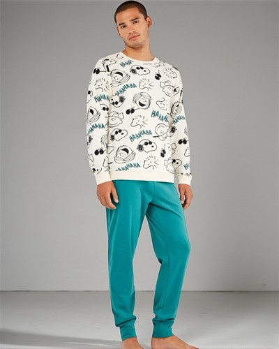 Pigiama uomo invernale snoopy - uomo,