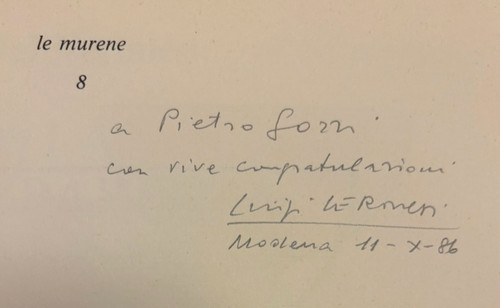 Luigi veronesi dedica - luigi,