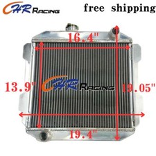 Aluminum Radiator For 1974-1977 Ford Capri MKII 2600/2800 LHD V6 MT 1975 1976