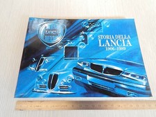 +p PICCOLO LIBRETTO ORIGINALE PROMO STORIA DELLA LANCIA 1906 - 1989