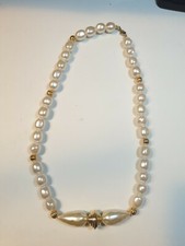 Collana finte perle bigiotteria vintage madreperla