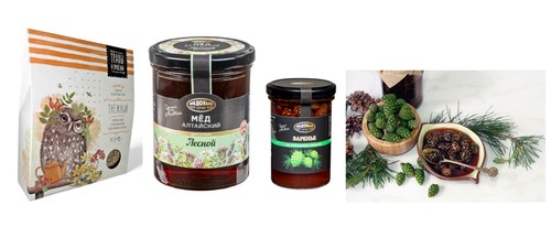 Conserva pino altai miele - altai,,