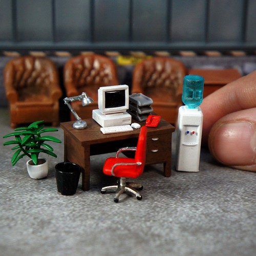 Diorama garage ufficio - garage,