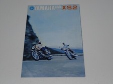 YAMAHA 650 STREET XS 2 DEPLIANT BROCHURE PROSPEKT MOTO (U20)