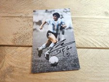 Autografo DIEGO MARADONA Repro - circa 10x16 - (842)