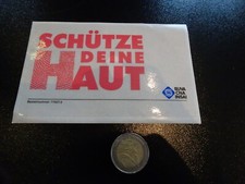 ADESIVO STICKER KLEBER vintage schutze deine haut
