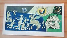 PABLO PICASSO LITOGRAFIA LA GUERRE LA GUERRA EDITIONS CERCLE D'ART 1969 PARIS
