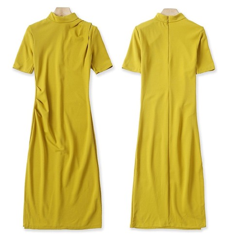 Zara orientale qipao senape - zara,