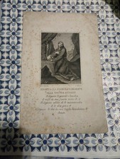 Antica rara incisione popolare