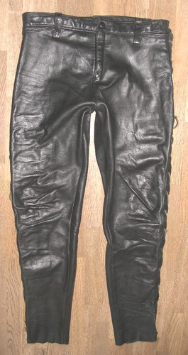 Unikat jeans pelle nero - unikat, in