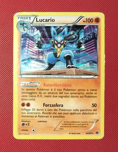 Lucario holo destini - lucario,