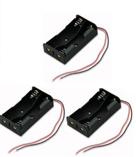 3x Box Porta Batterie 2x 18650